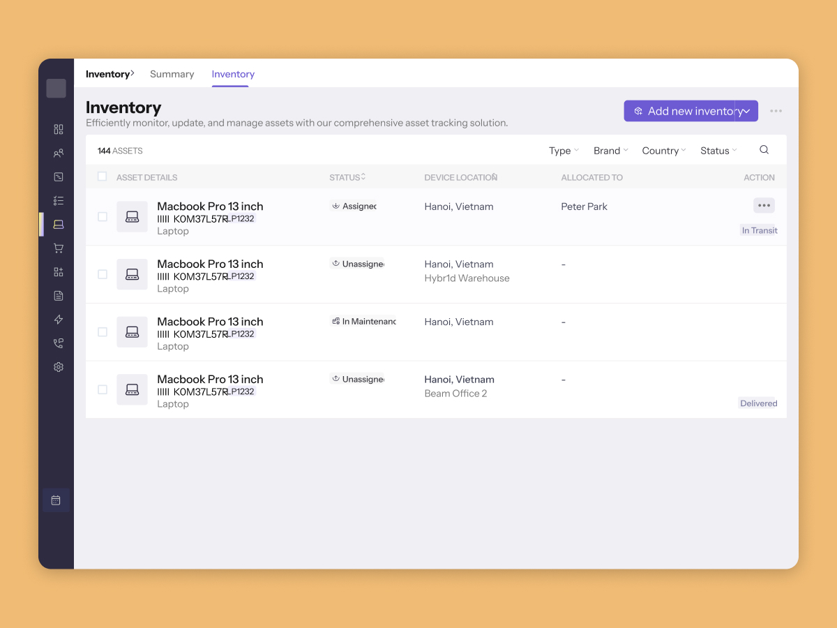 Hybr1d IT Asset Management