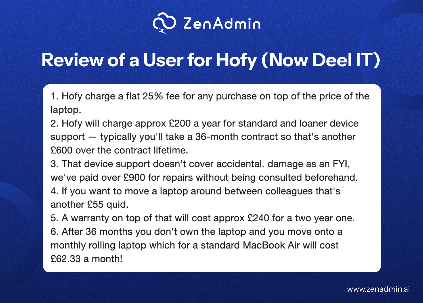 zenadmin is a better alternative to hofy
